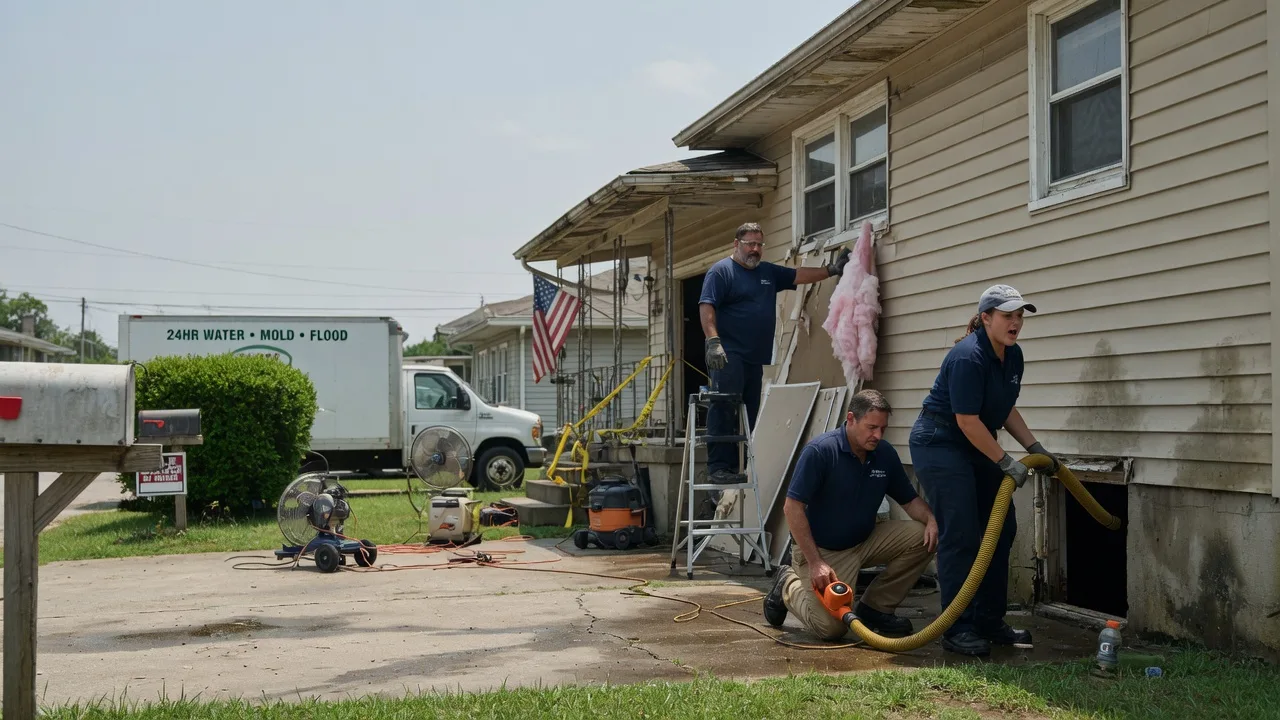 Water Damage Repair in Carville, LA near me